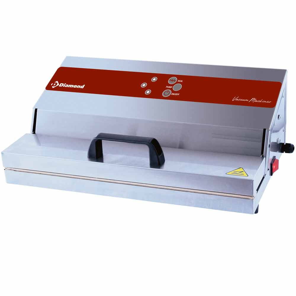 Machine sous vide en acier inoxydable, pompe 26 l/min, soudure 430 mm DIAMOND VAX/45-L