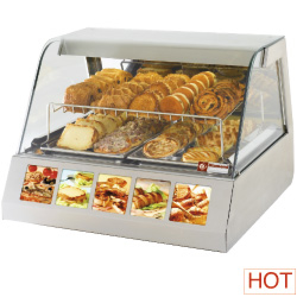 Vitrine chauffée ventilée 2x GN 1/1 DIAMOND VGH2/H
