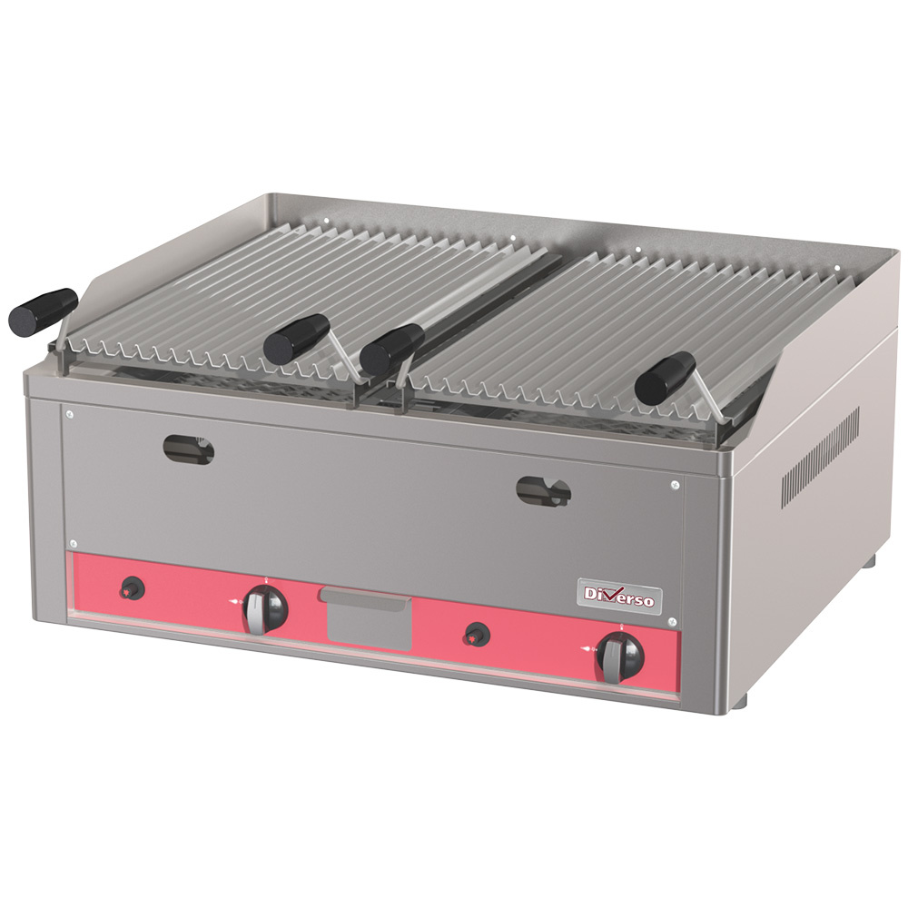 Gril à pierres de lave 1 module 8 kW DIVERSO WR-GRL-G8