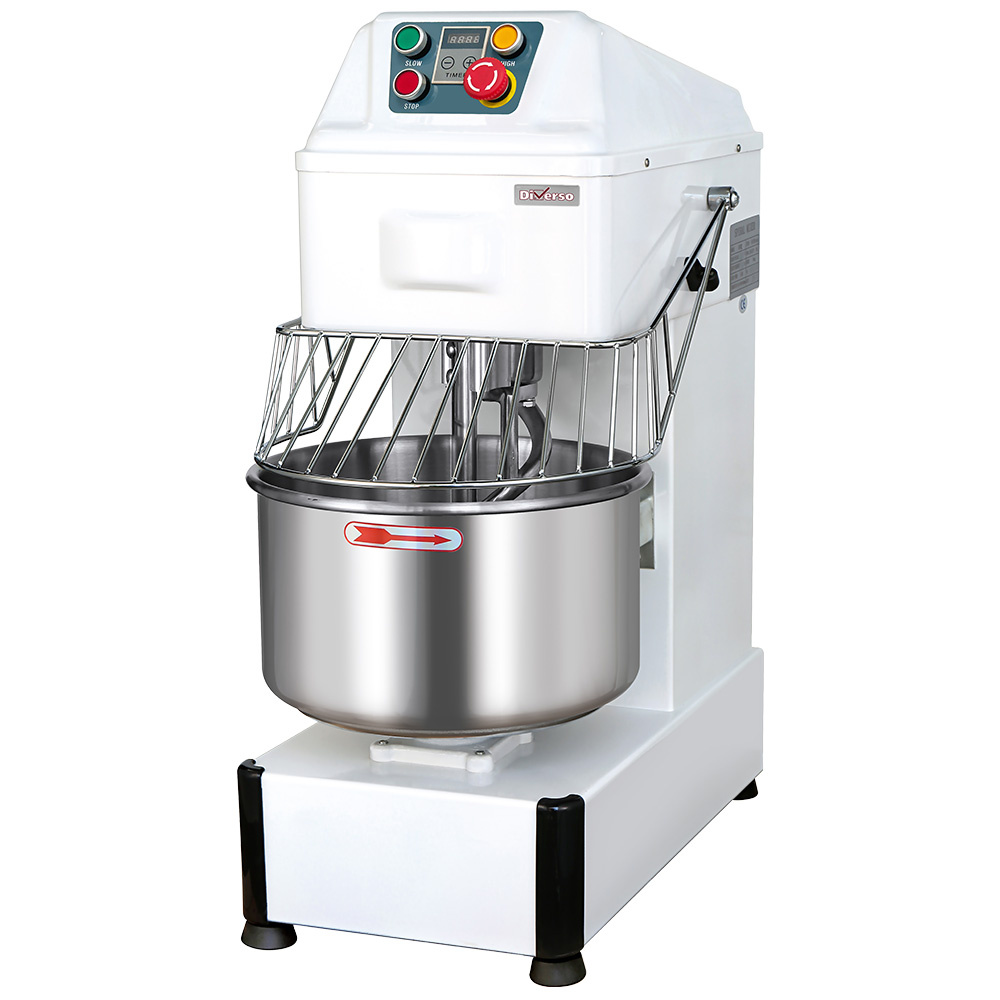 Mélangeur à spirale, 20 litres, minuterie, sur roues DIVERSO WR-SDTM-20