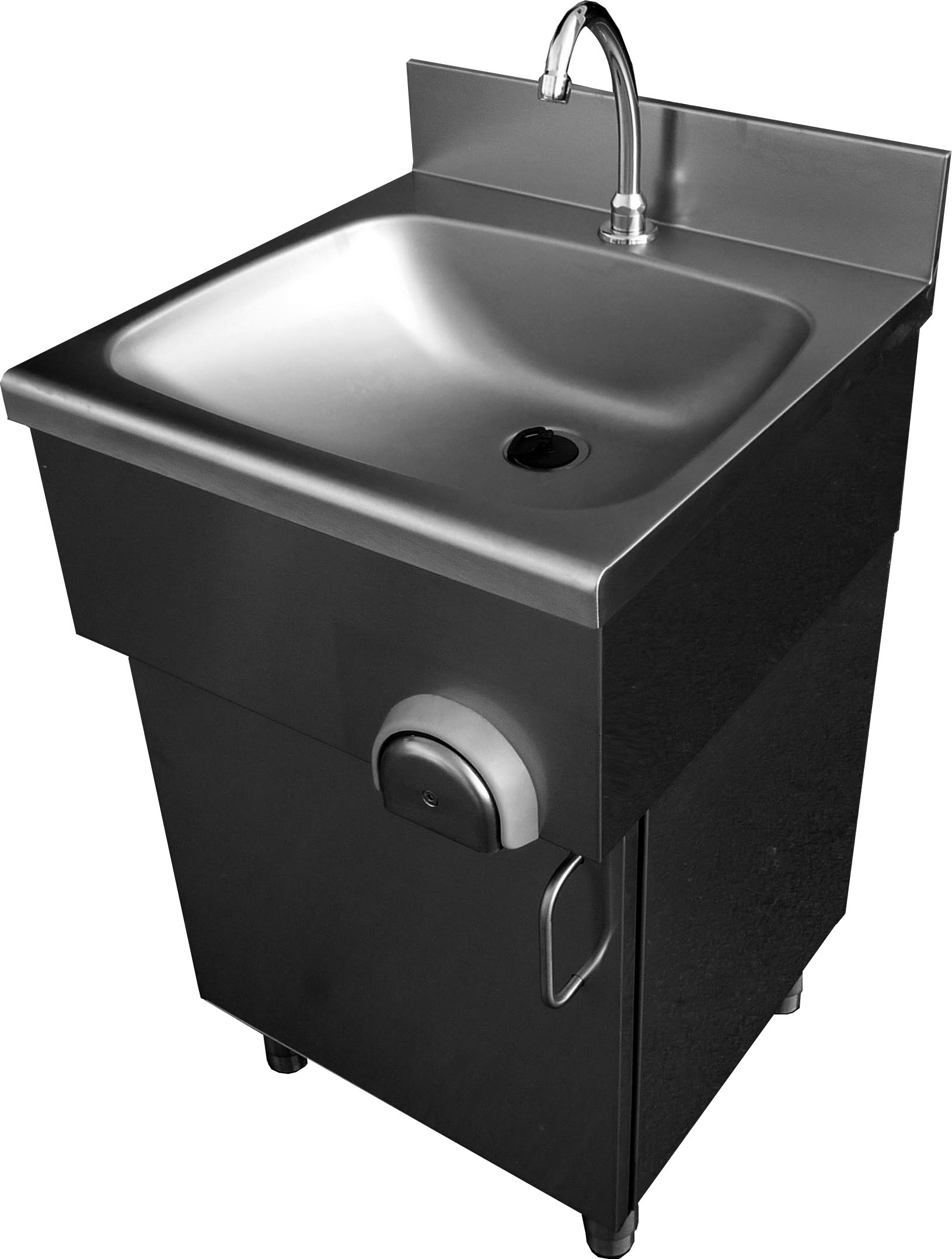 LAVE-MAINS INOX SUR PLACARD PORTE BATTANTE L2G IP0080