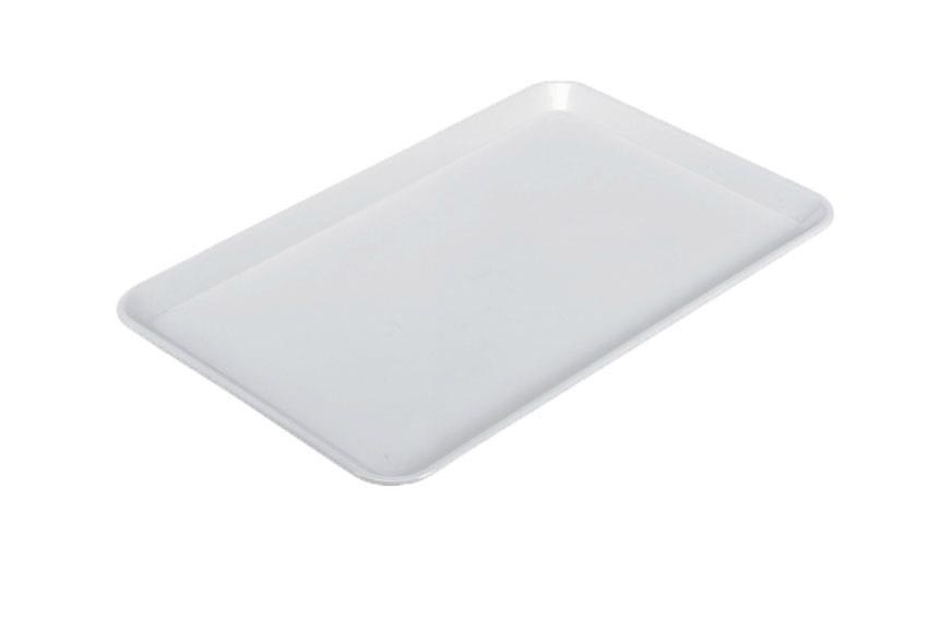 PLATEAU ABS 240X180 MM BLANC L2G LOG-6774W