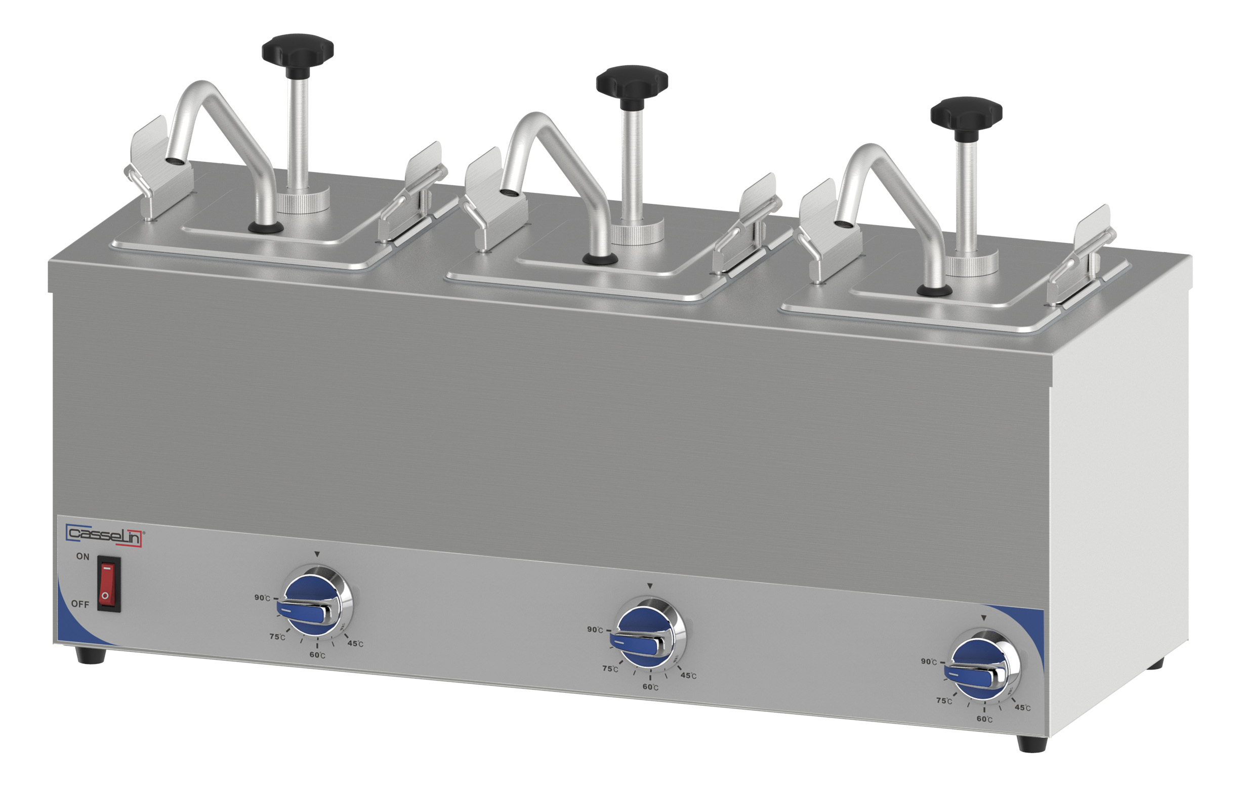 Pompe à sauce chauffante triple CASSELIN-CPSC3