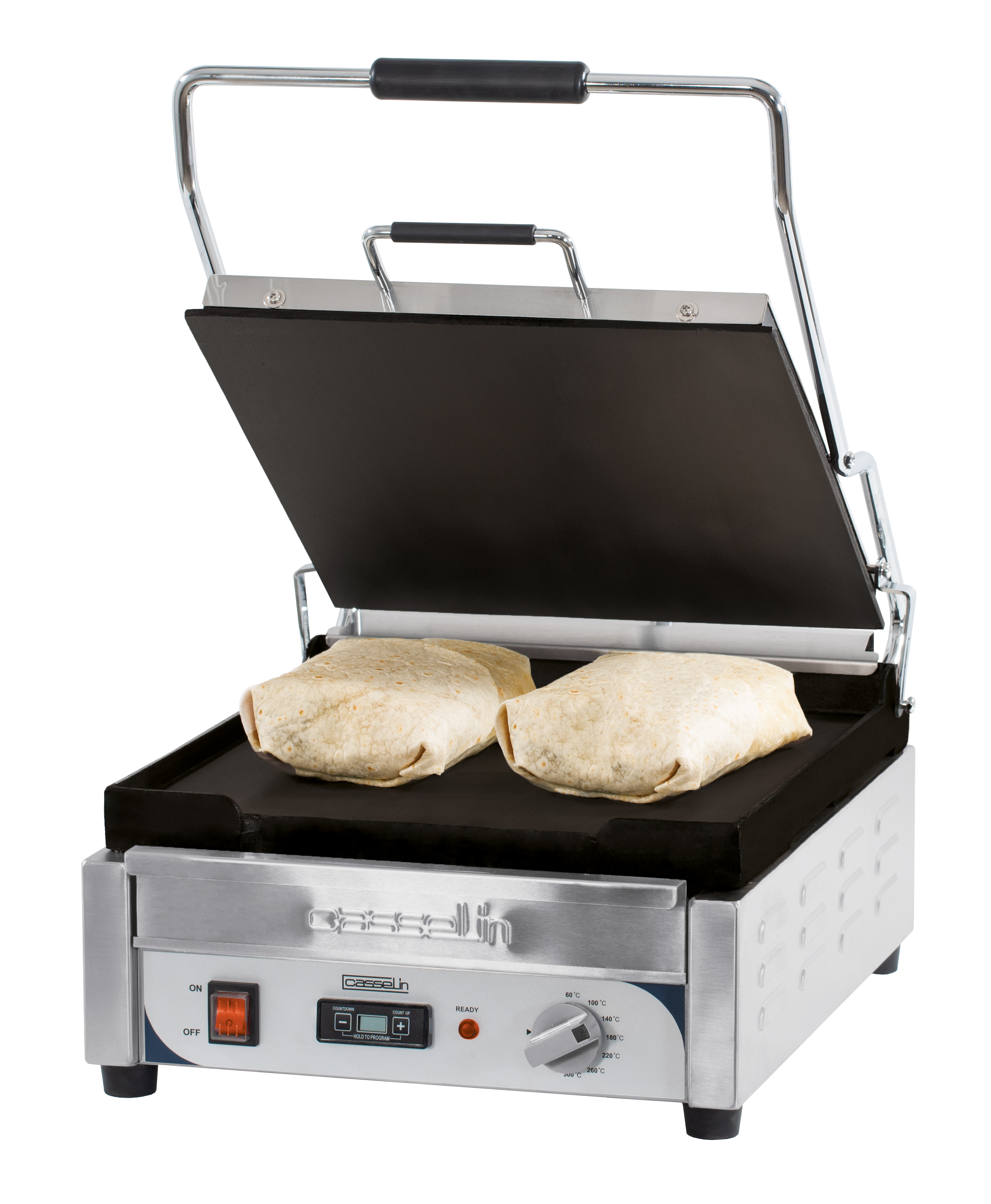 Grill panini XL Premium Lisse-Lisse avec minuteur CASSELIN-CGPLLXLPT