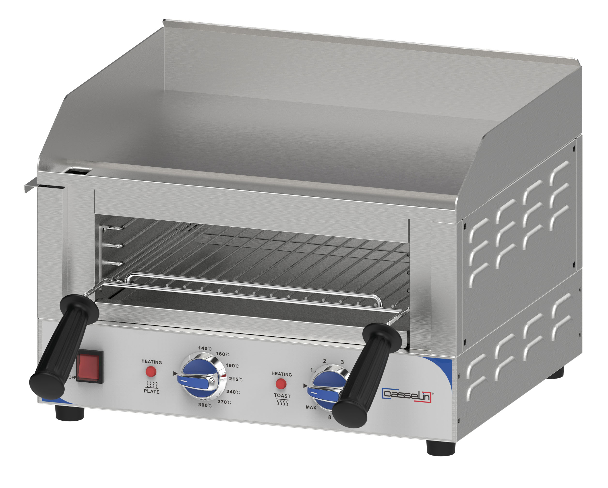 Plaque à snacker avec toasteur intégré 480 CASSELIN-CPAST480