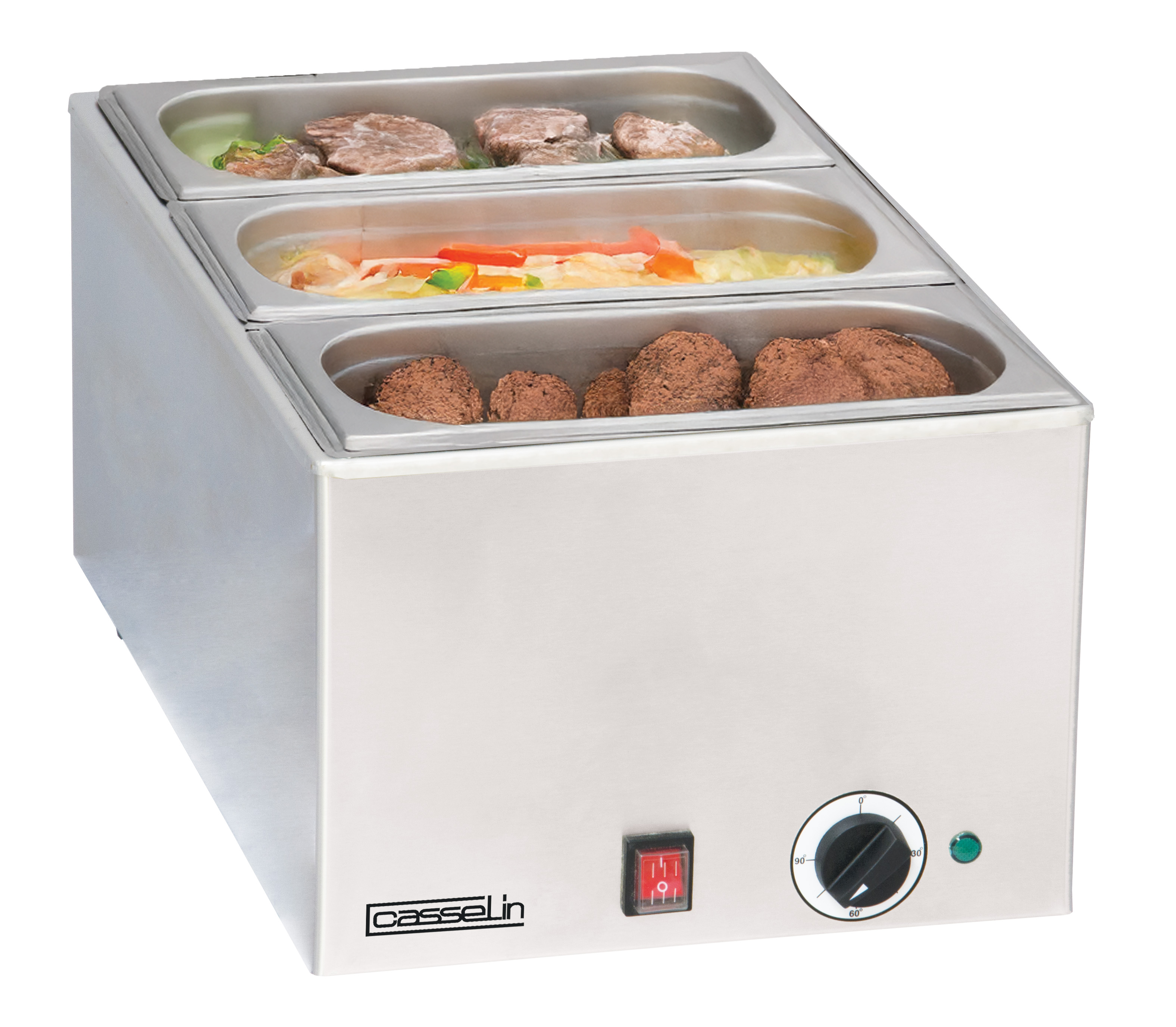 Bain-marie avec 3 x GN 1/3 CASSELIN-CBM3