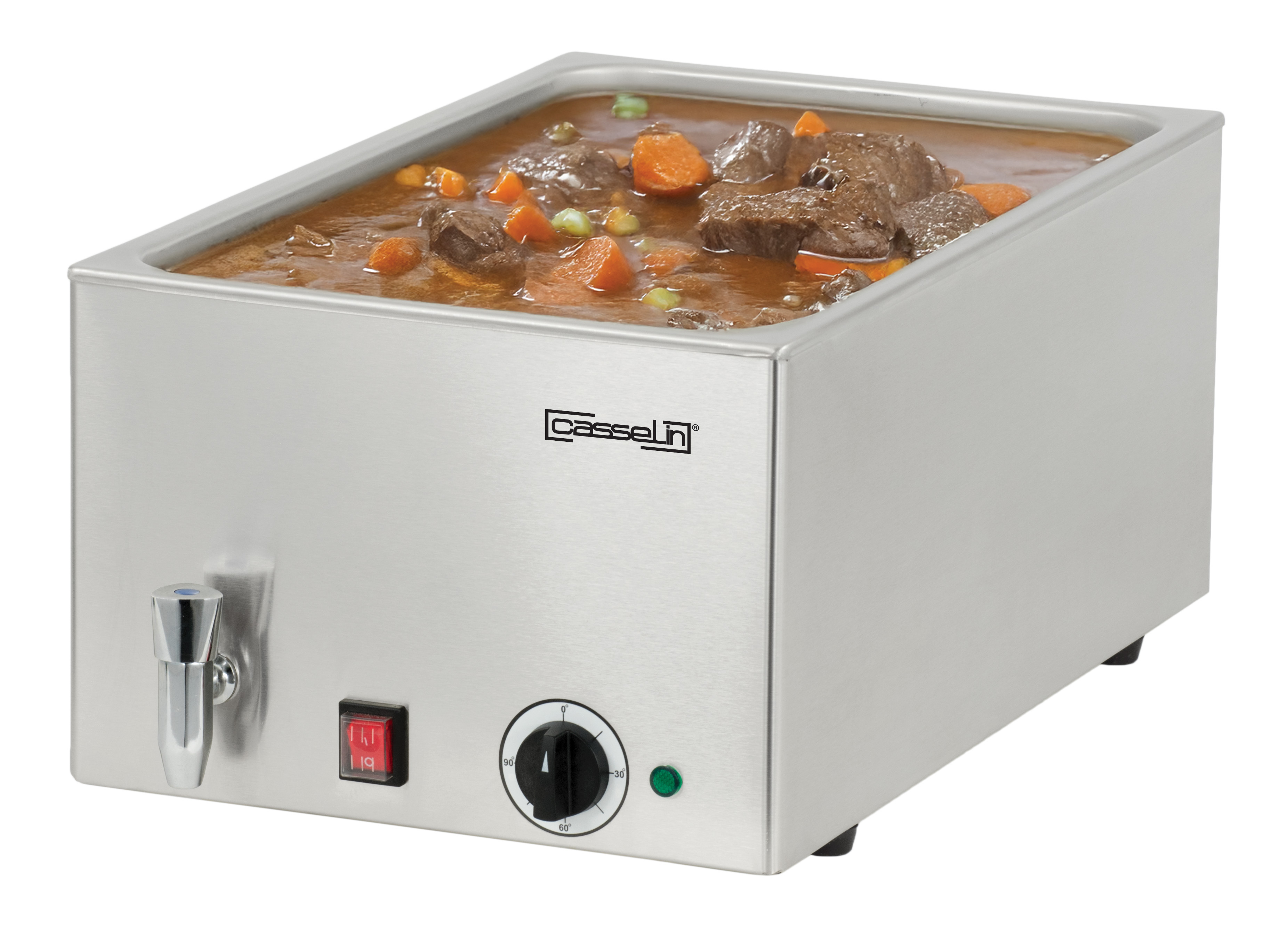 Bain-marie avec robinet de vidange GN 1/1 CASSELIN-CBMV1B