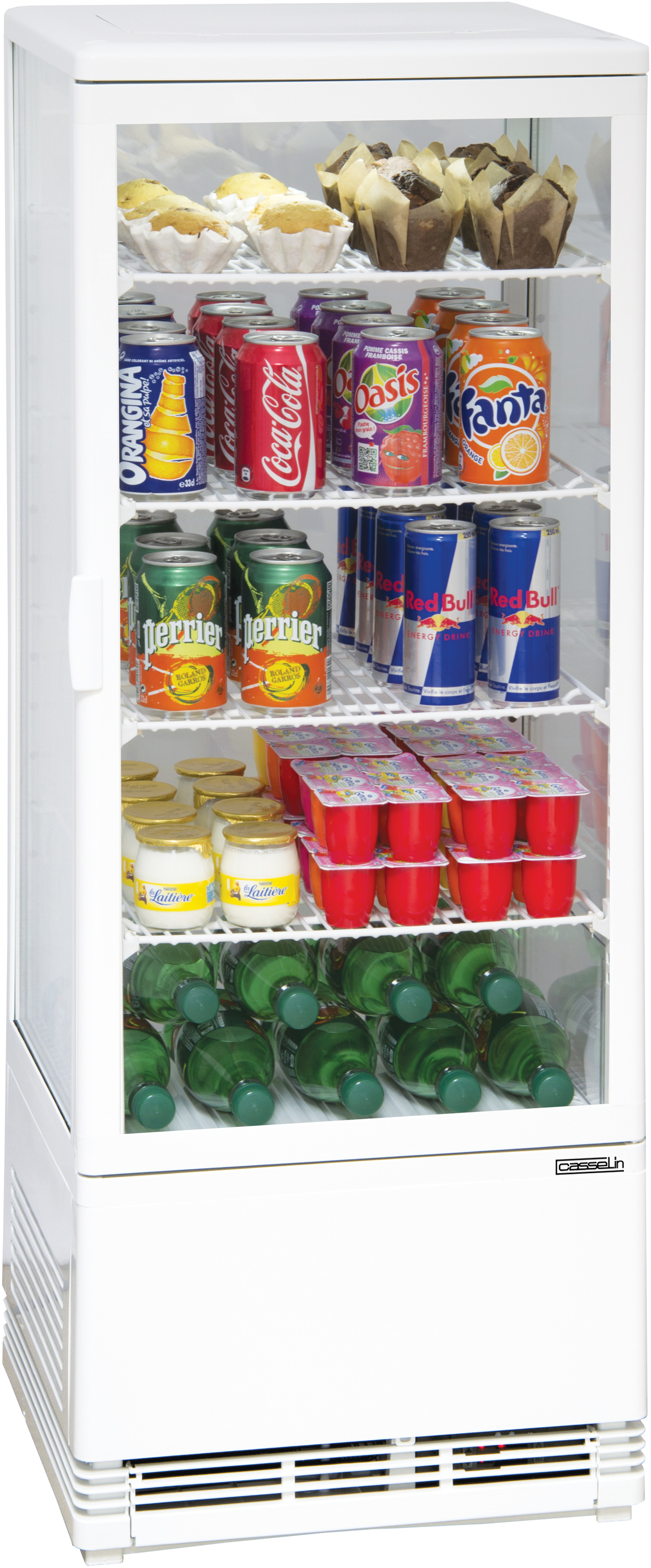 Vitrine réfrigérée positive 98L Blanche CASSELIN-CVR98LB