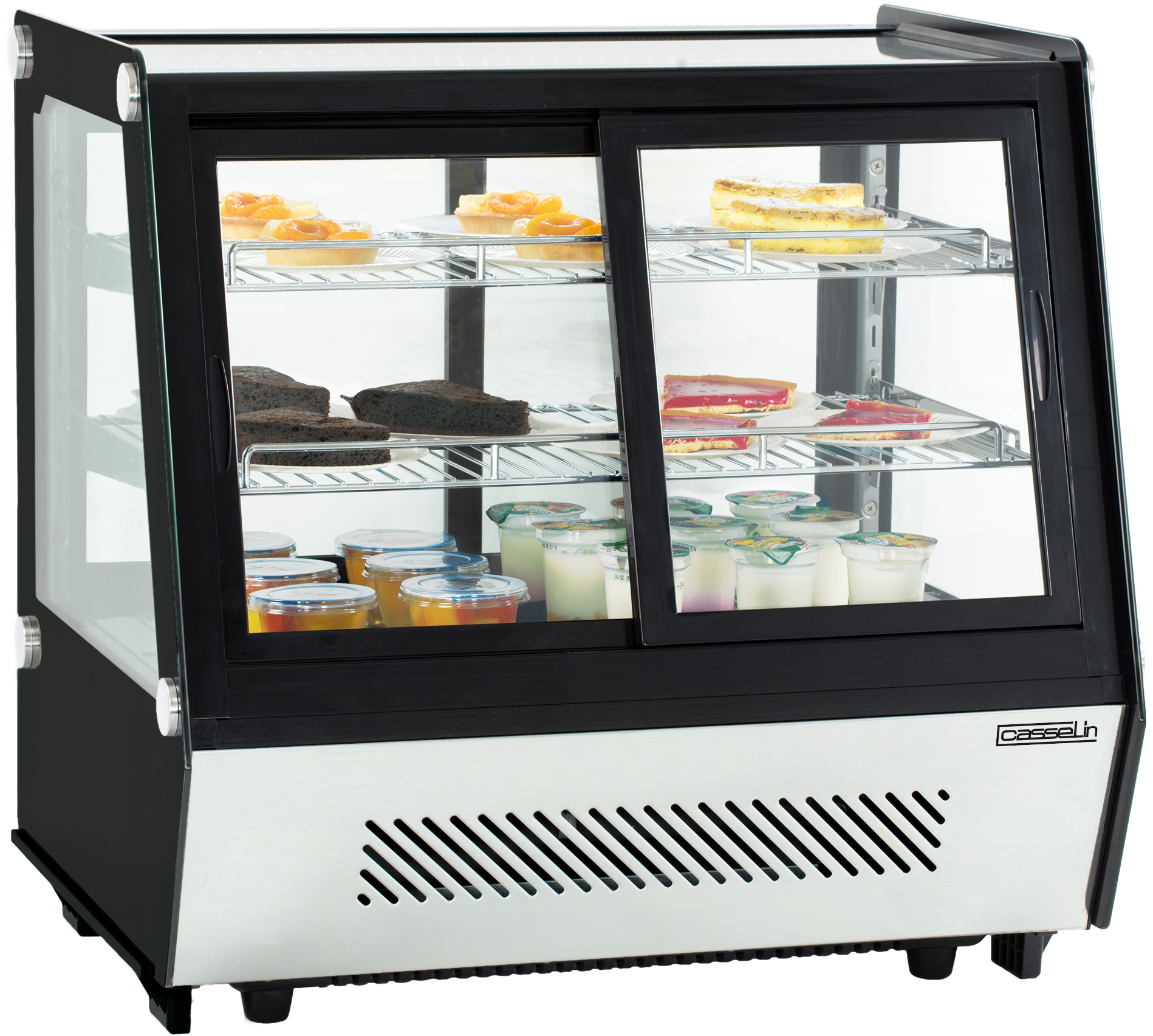 Vitrine réfrigérée à poser double portes 125L CASSELIN-CVR125L