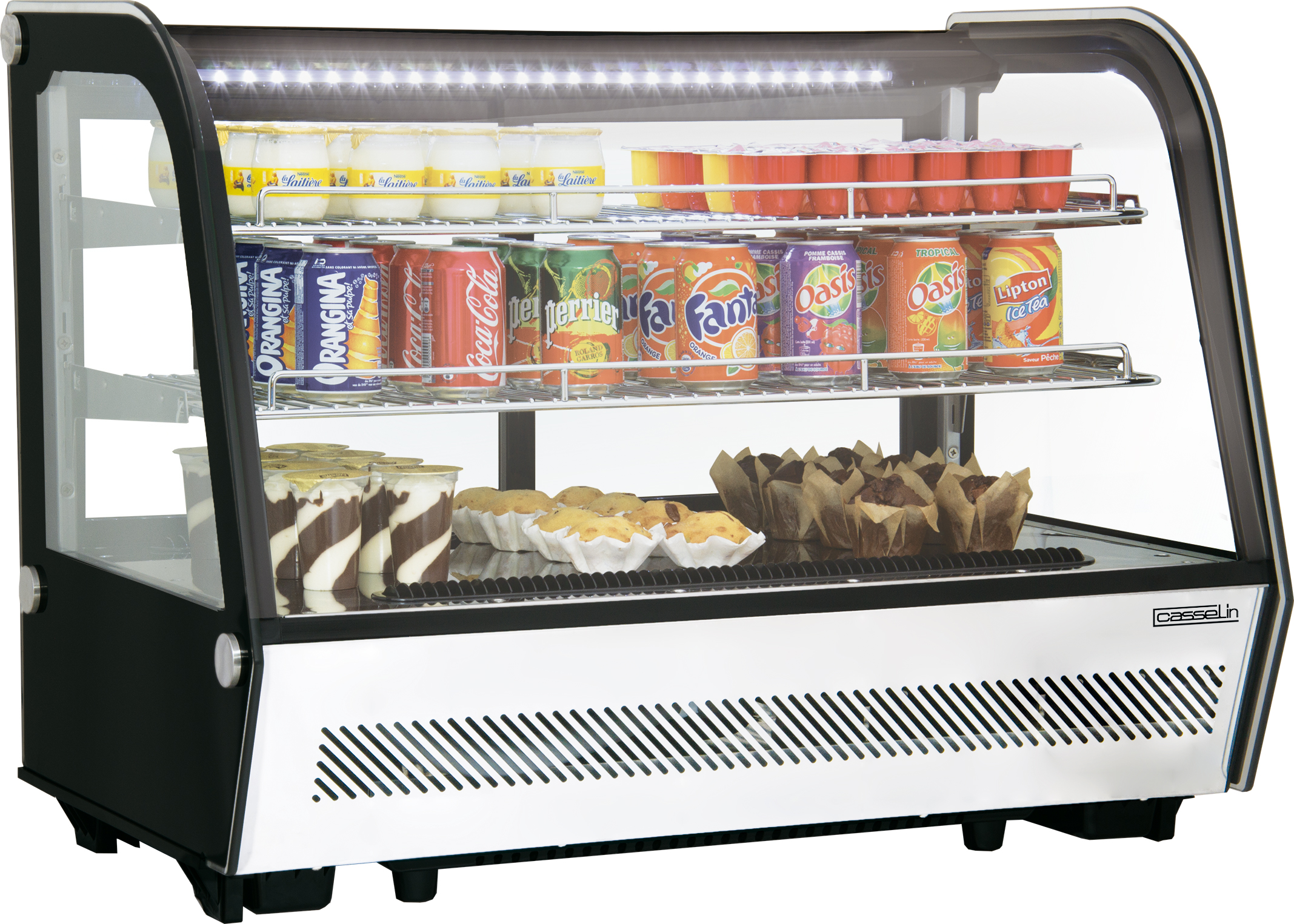 Vitrine réfrigérée à poser 160L CASSELIN-CVR160L