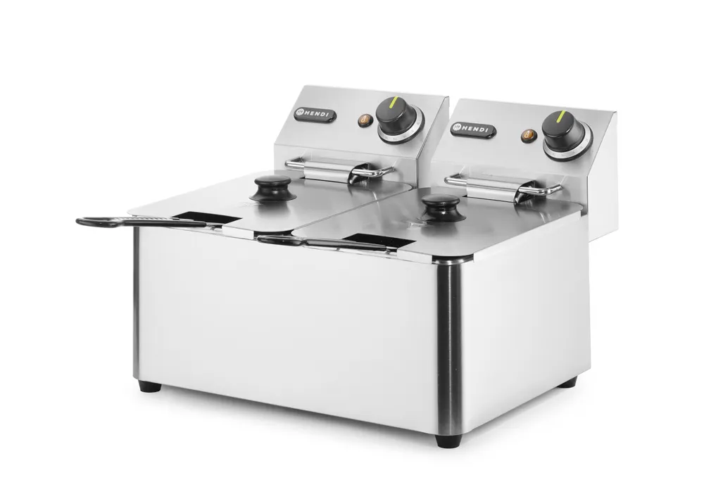 Friteuse 2 x 4L HENDI 205846