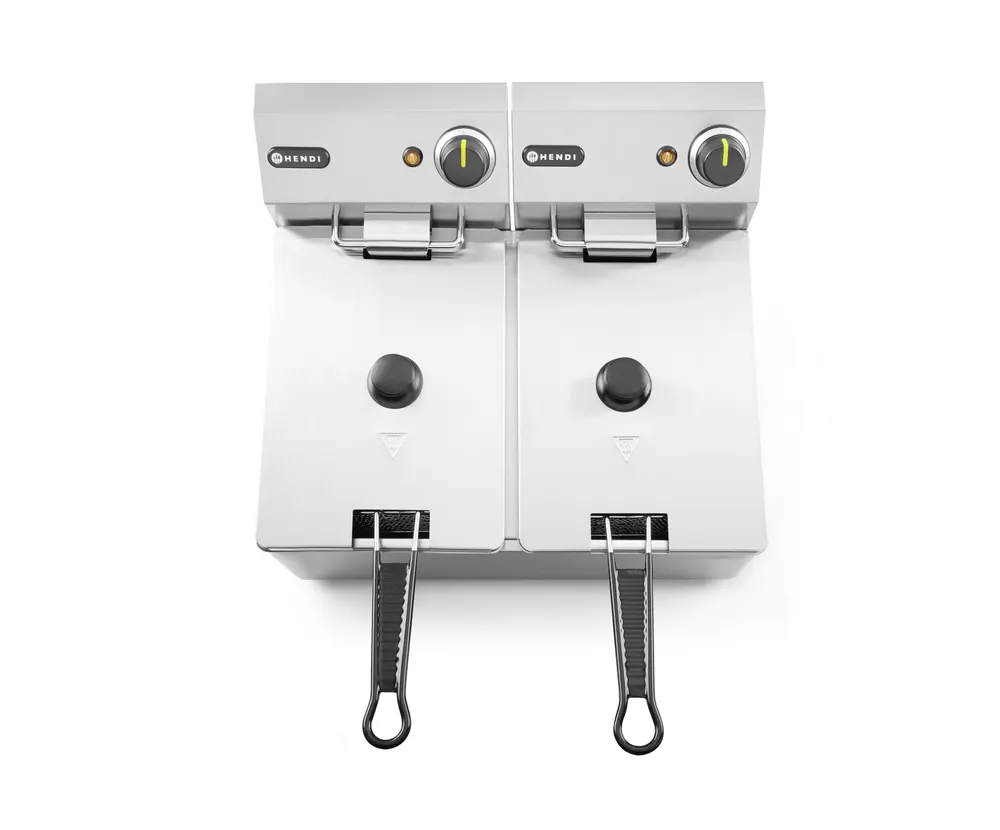 Friteuse 2 x 4L HENDI 205846
