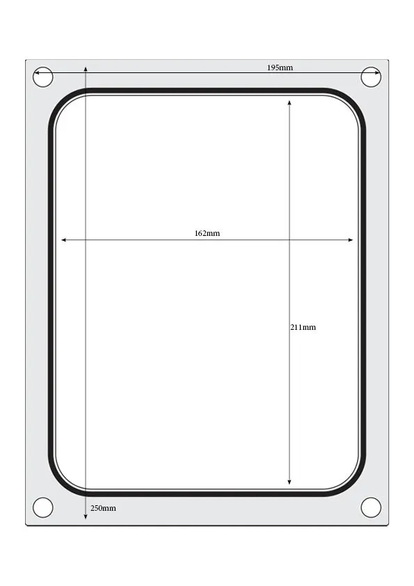 Matrice de scellage HENDI 805626