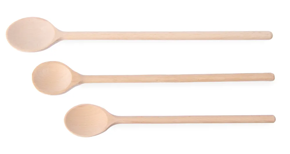 Cuillère à bois -lot de 3, tailles différentes HENDI 525005