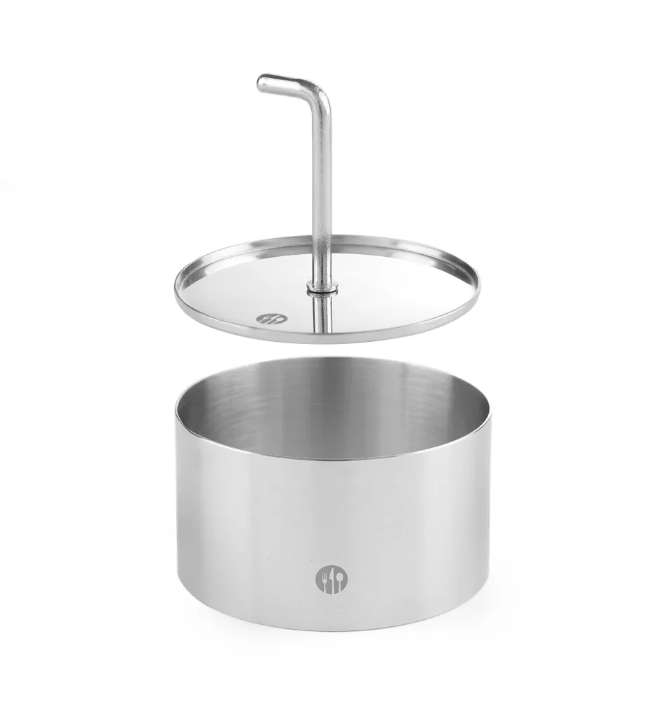 Nonnette et poussoir ronds, HENDI, ⌀100x(H)45mm