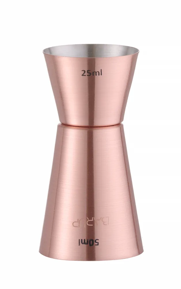 Doseur 25/50 ml, BarUp, Cuivre, ⌀42x(H)86mm