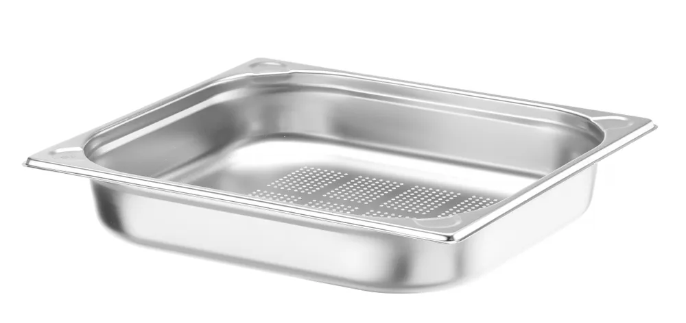 Bac gastronorme GN 2/3 perforé, HENDI, Kitchen Line, GN 2/3, 5,5L, (H)65mm