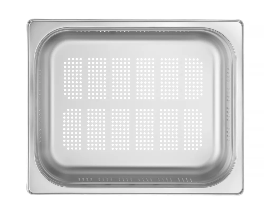Bac gastronorme GN 1/2 perforé, HENDI, Profi Line, GN 1/2, 4L, (H)65mm
