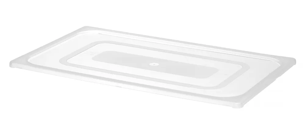 Couvercle bacs GN en polypropylène, HENDI, GN 1/4, Transparent, 265x162mm