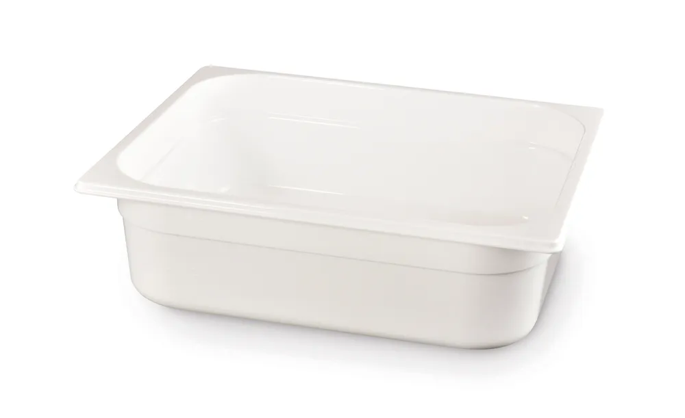 Bac gastronorme 1/2, HENDI, GN 1/2, 4L, Blanc, 325x265x(H)65mm