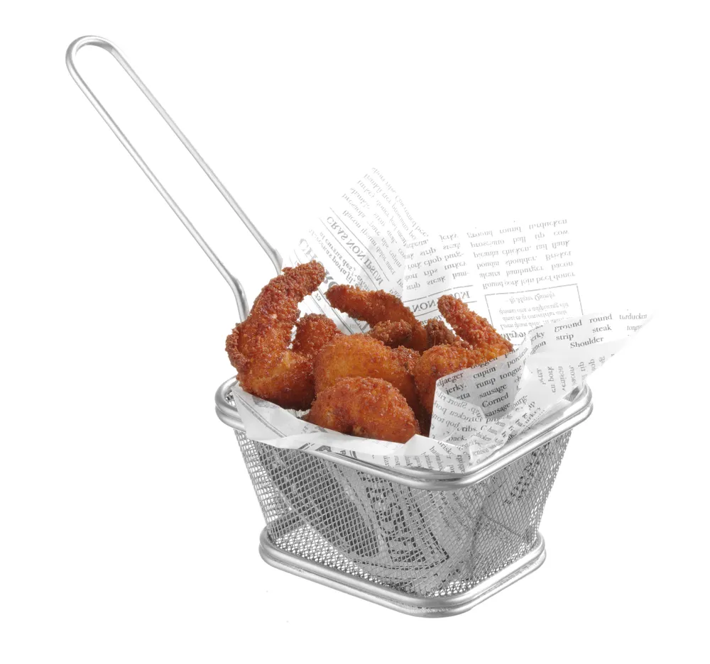 Paniers à frites miniatures empilables HENDI 425688