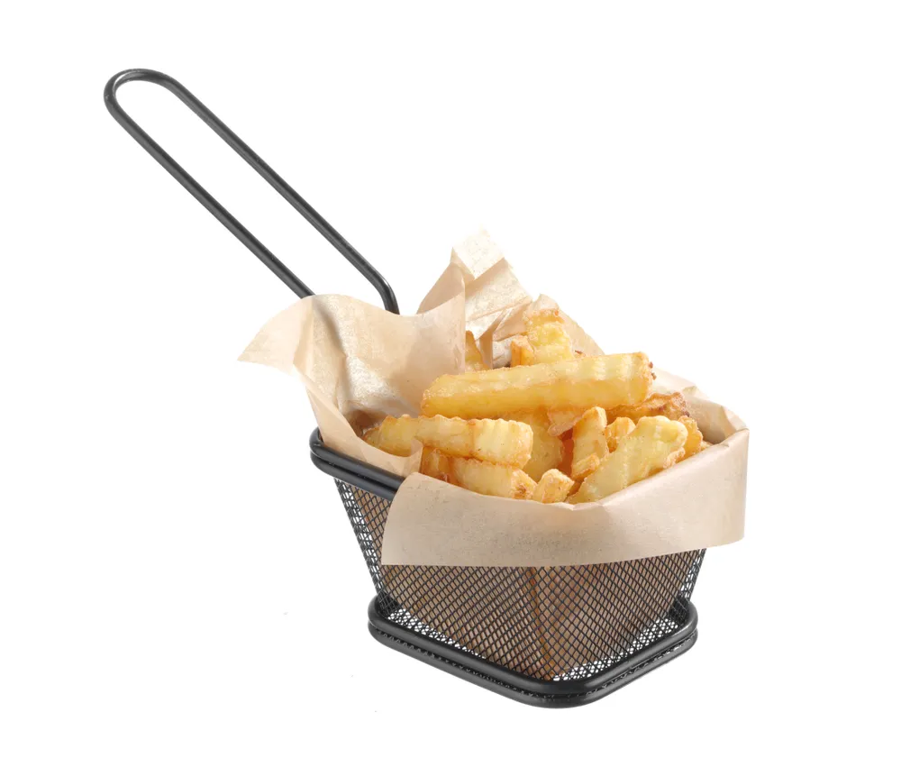 Paniers à frites miniatures empilables noirs HENDI 425695