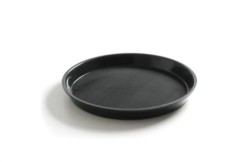 Plateau de service, rond, antidérapant, bord haut, HENDI, ⌀320x(H)37mm