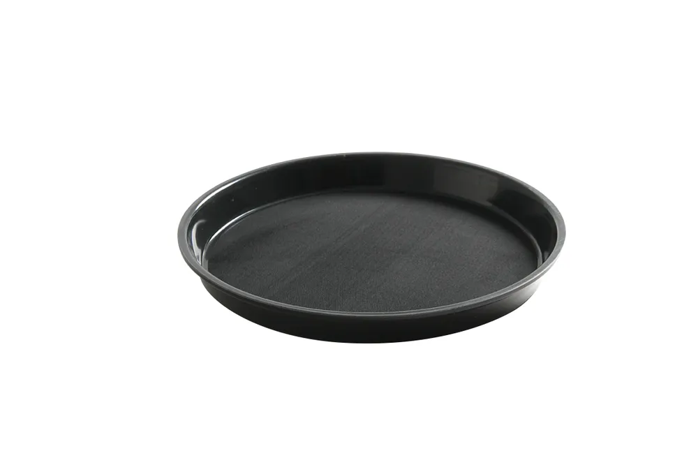 Plateau de service, rond, antidérapant, bord haut, HENDI, ⌀320x(H)37mm