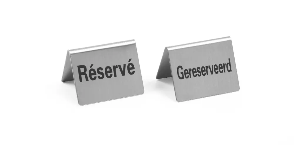 Chevalet de table Réservé HENDI 663691