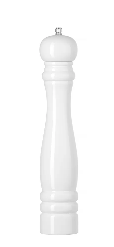 Moulin à sel bois, HENDI, Blanc, ⌀50x(H)113mm