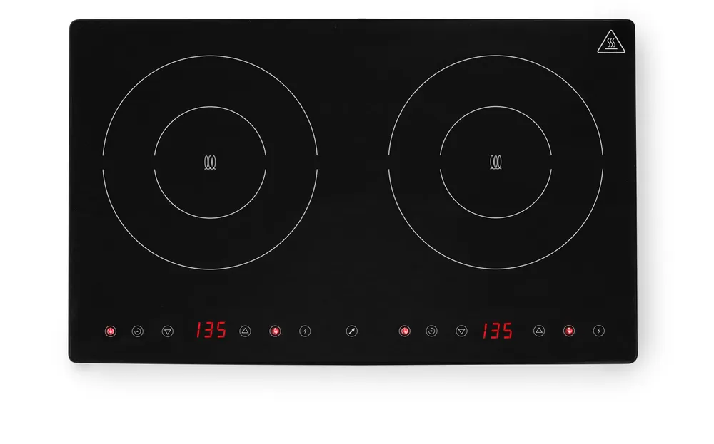 Plaque de cuisson à induction double Kitchen Line, HENDI, Kitchen Line, 230V/3500W, 608x405x(H)54mm