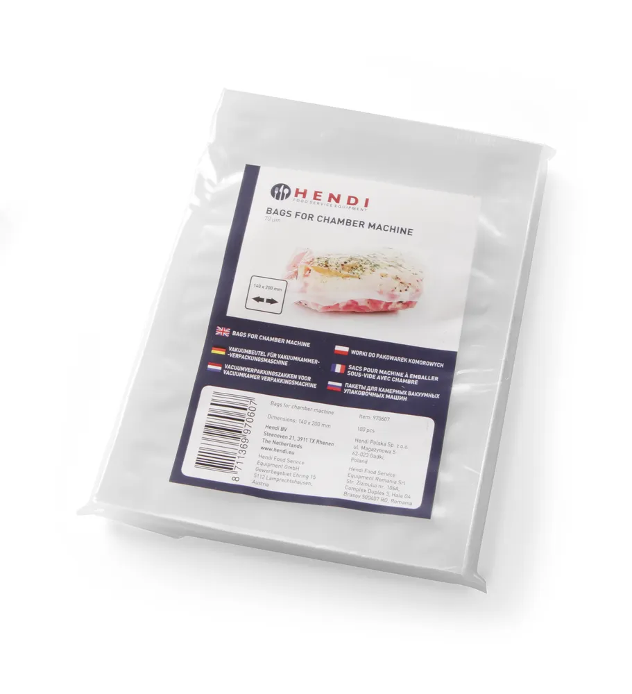 Sacs sous vide pour machine à emballer - 100 pièces HENDI 970621