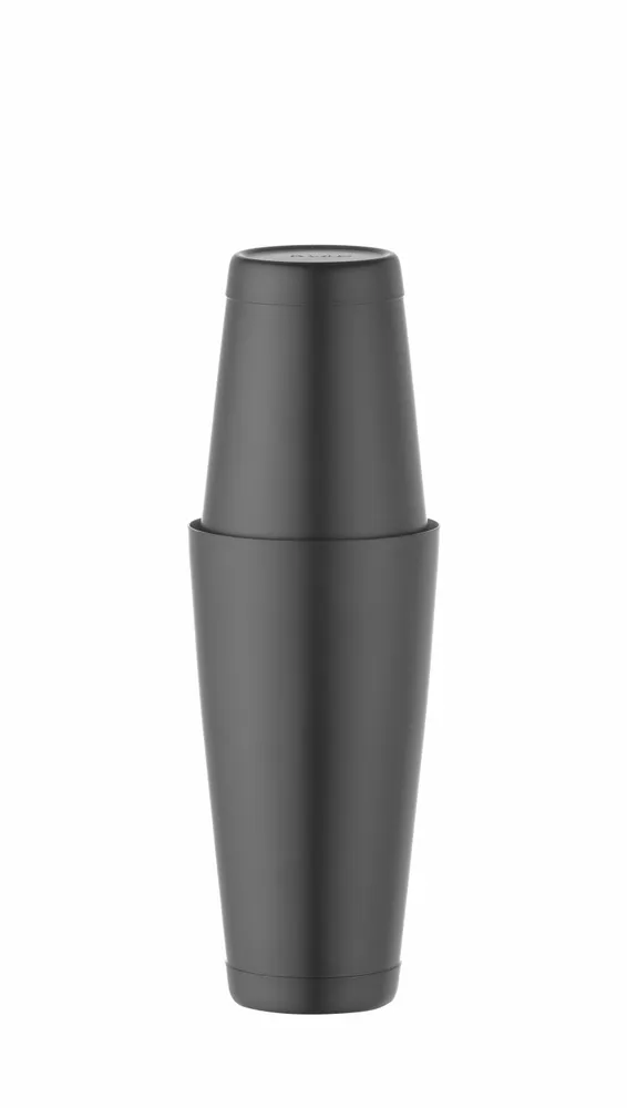 Shaker Boston Tin-on-Tin, BarUp, 0,8L, Noir, ⌀90mm