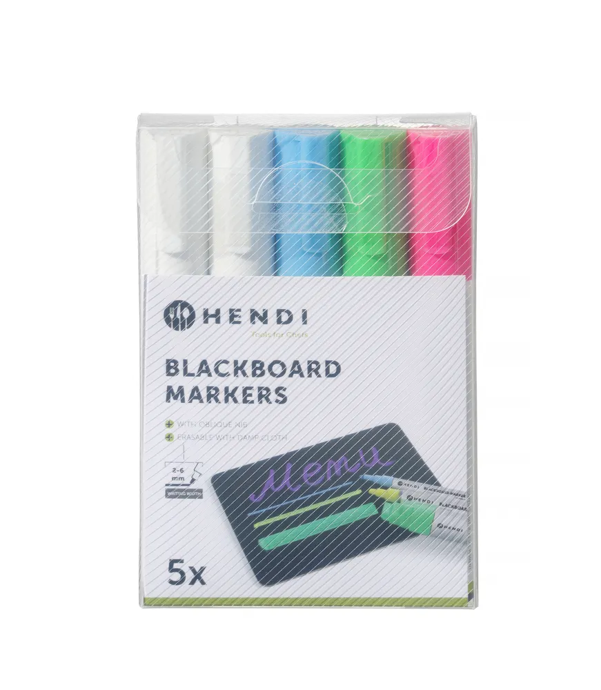 Feutres à craie 6 mm HENDI 664216