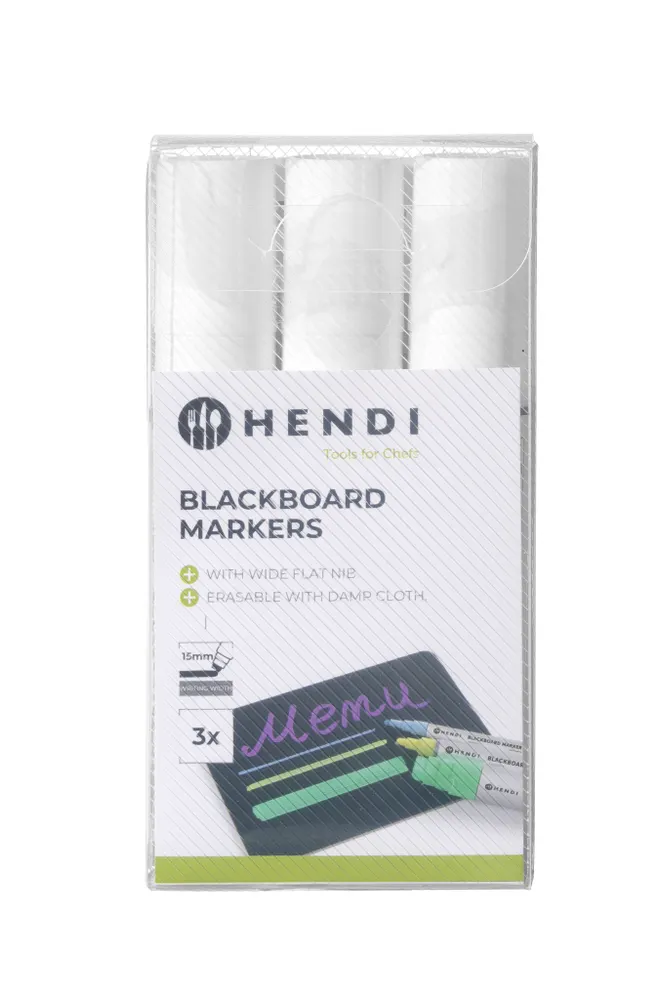 Feutres à craie 15 mm HENDI 664223