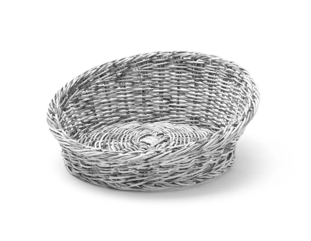 Corbeille à pain rond, HENDI, Noir, ⌀310x(H)120mm