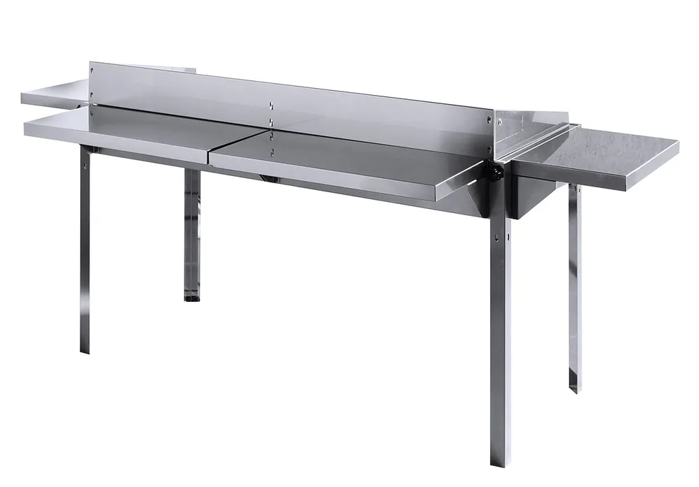 Tablette arrière pour barbecue Green Fire, HENDI, paroi arrière, 650x298x(H)160mm