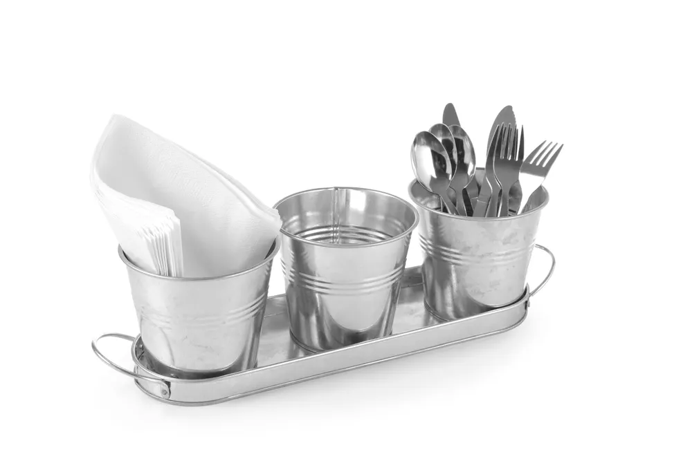 3 seaux avec plateau HENDI 425961