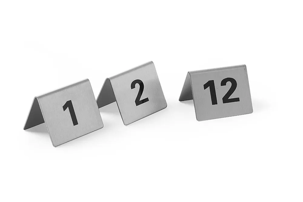 Chevalets de table numérotés HENDI 663875