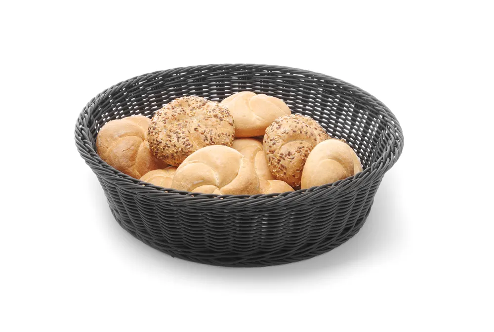 Corbeille à pain rond, HENDI, Beige, ⌀400x(H)90mm