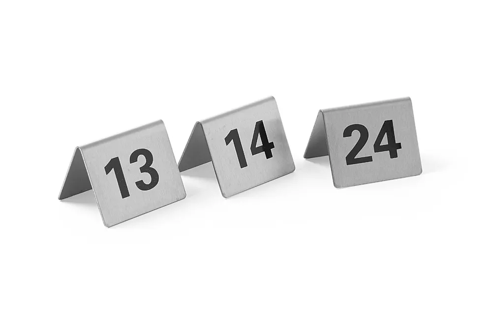 Chevalets de table numérotés HENDI 663882