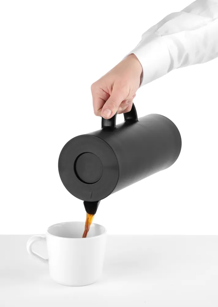 Verseuse isotherme, HENDI, 1L, Noir, ⌀110x(H)289mm
