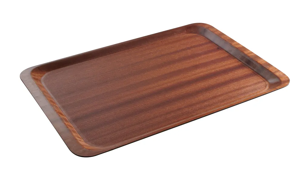 Plateau de service, rectangulaire, antidérapant, stratifié AmerBox 507117