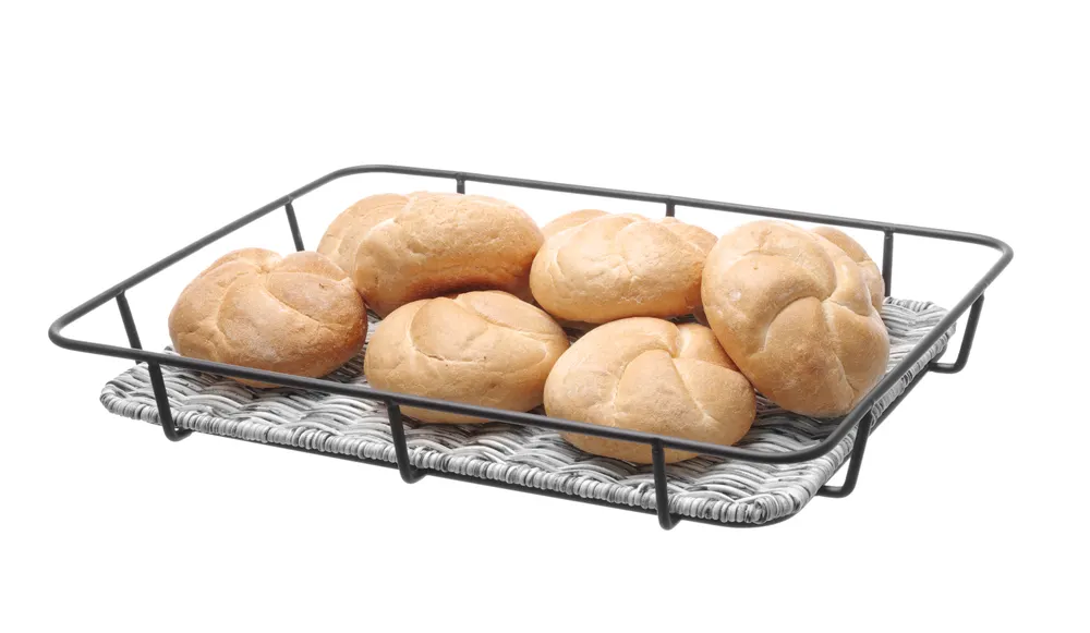 Corbeille à pain avec bord en inox HENDI 426524