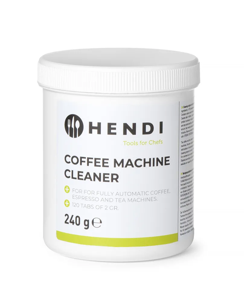 Pastilles de nettoyage pour machines à café 120 unités, HENDI