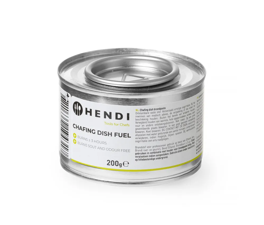 Pâte combustible pour chafing dish en boîte, HENDI, 12 u