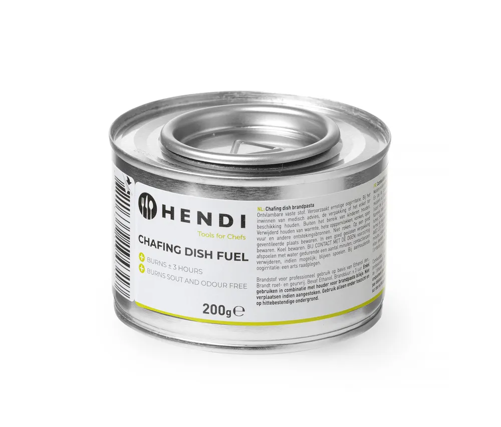 Pâte combustible pour chafing dish en boîte HENDI 194362