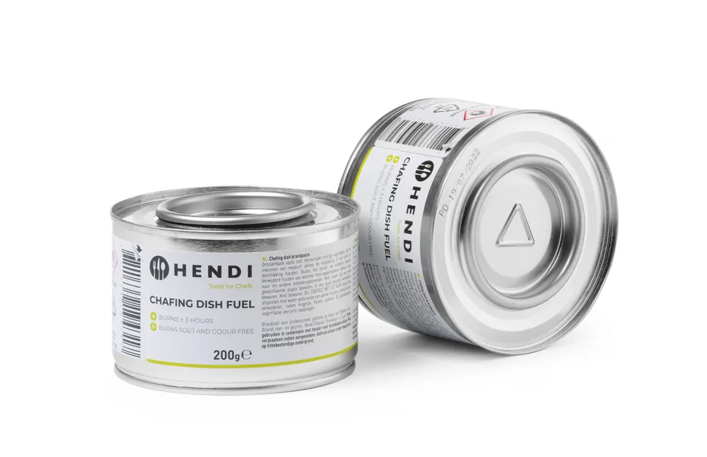 Pâte combustible pour chafing dish en boîte HENDI 194362