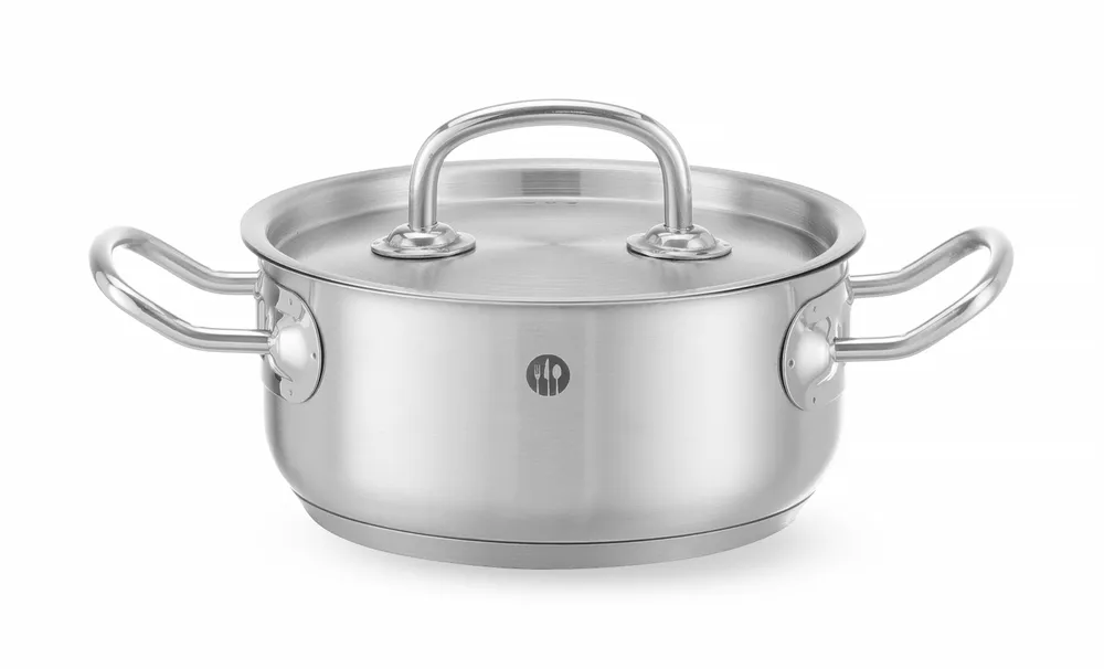 Faitout avec couvercle, HENDI, Kitchen Line, 1,5L, ⌀160x(H)75mm