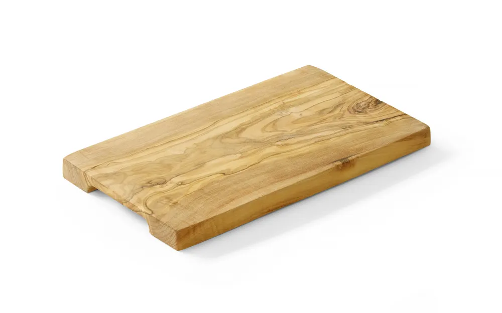 Planche à servir en bois d'olivier, HENDI, 350x150x(H)18mm